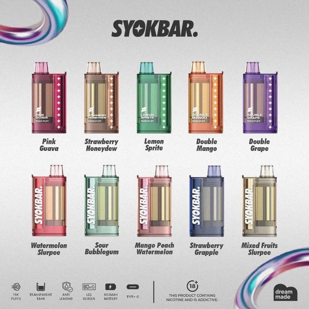 SYOKBAR Disposable Vape 15000 Puffs