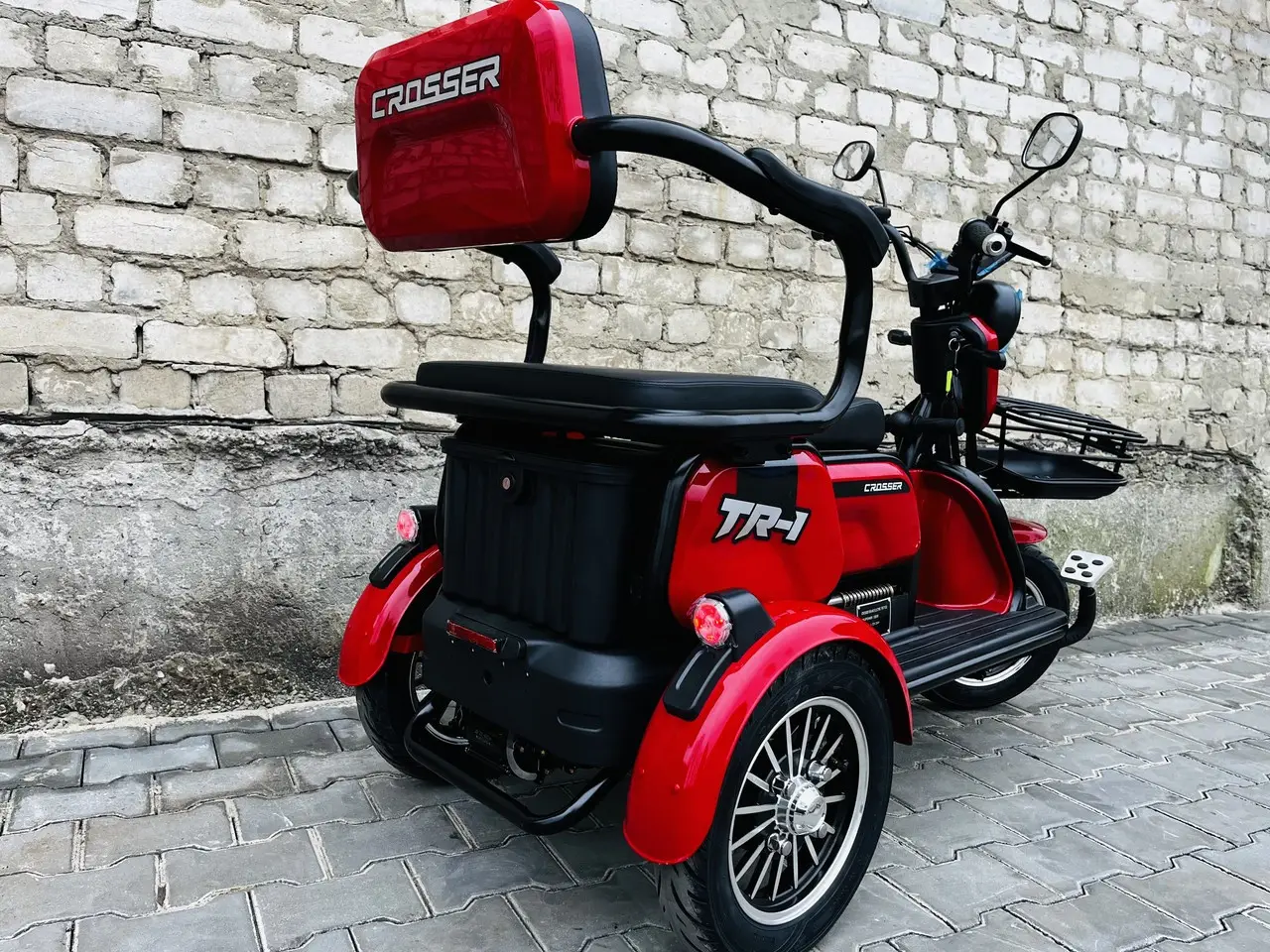 Триколісний Електроскутер Crosser  600 W 72V 20AH