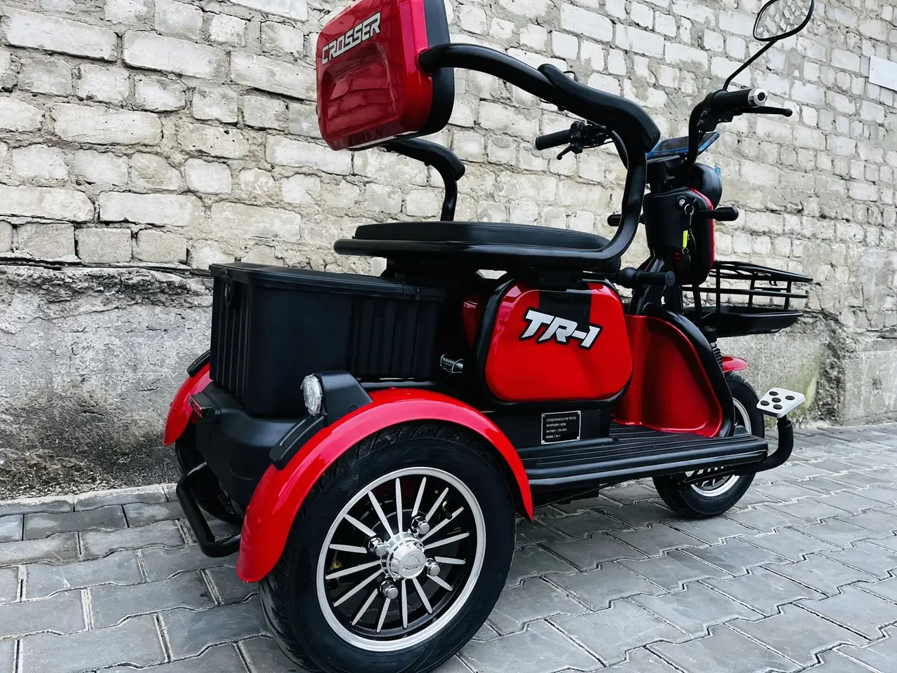 Триколісний Електроскутер Crosser  600 W 72V 20AH