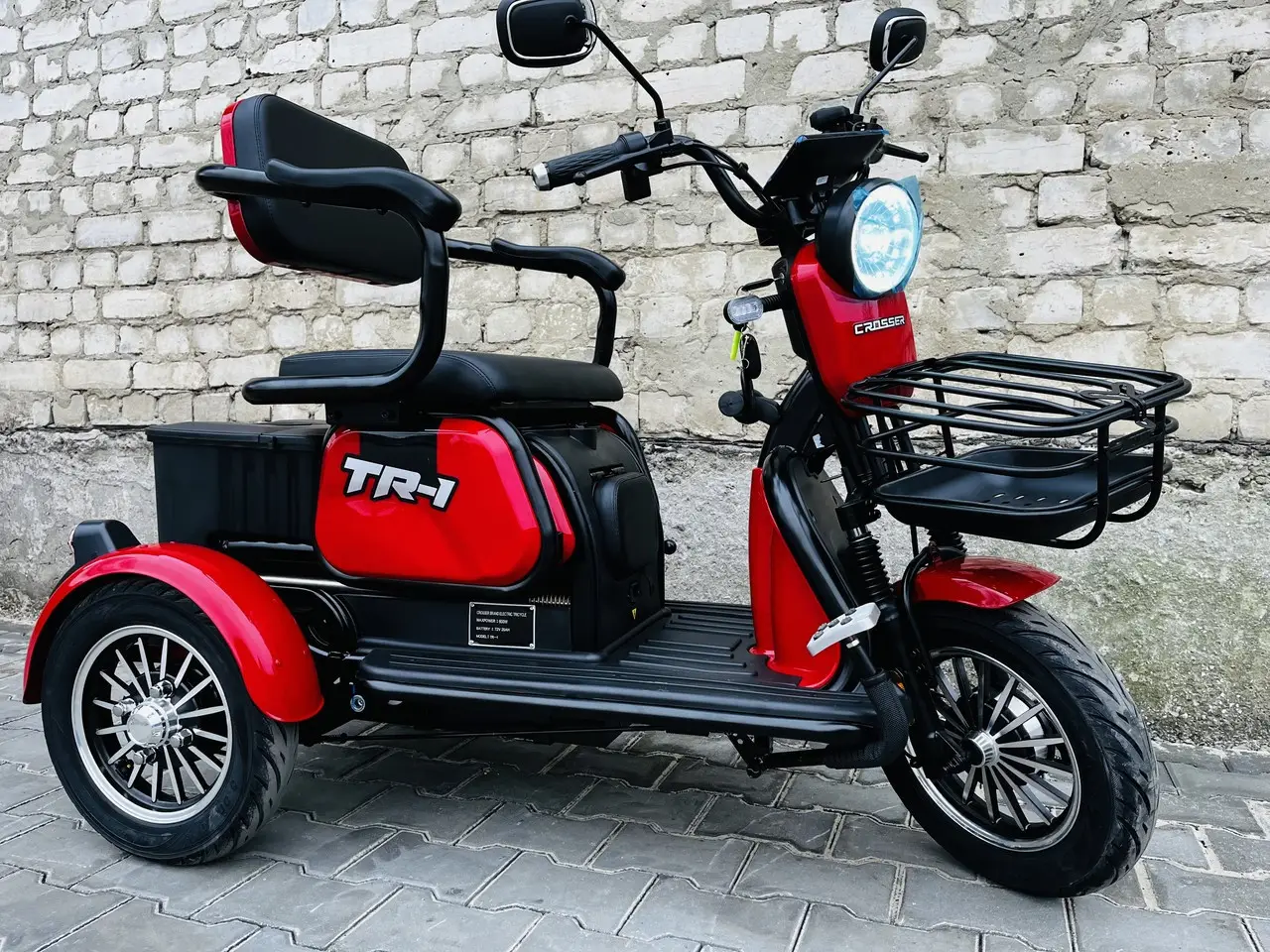 Триколісний Електроскутер Crosser  600 W 72V 20AH