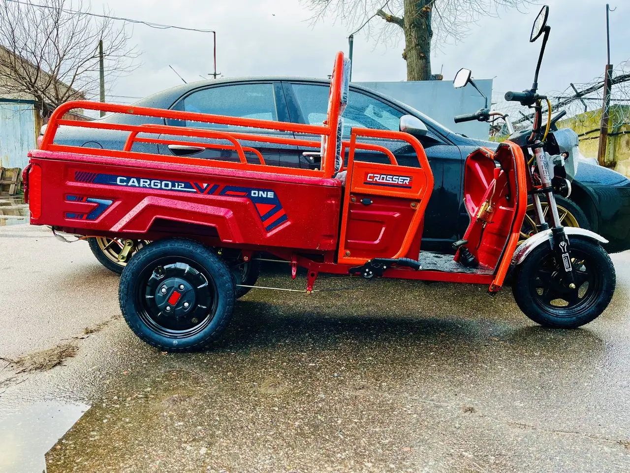 Електричний вантажний трицикл CARGO-12 800W-60V-32Ah