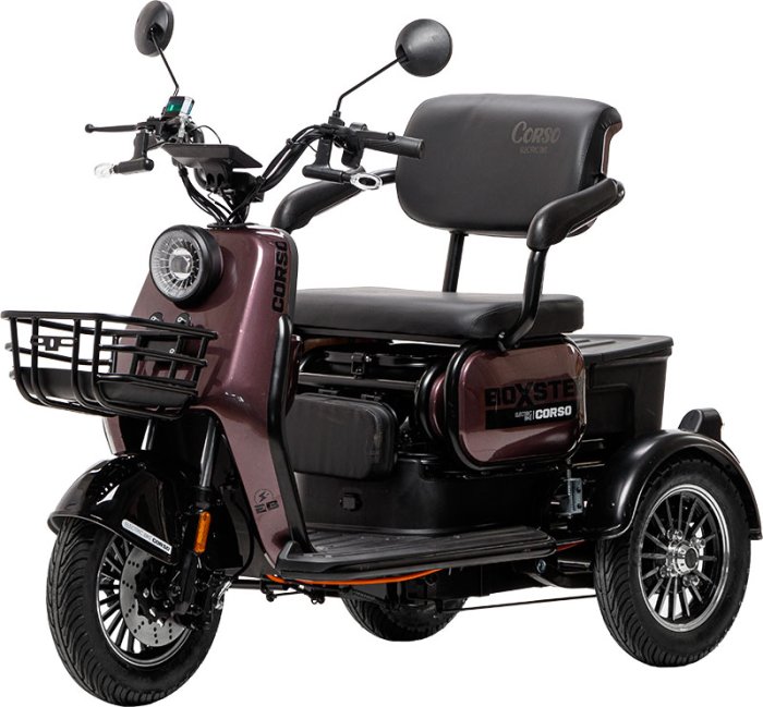 Електричний трицикл Corso Boxster 800W-72V-20Ah