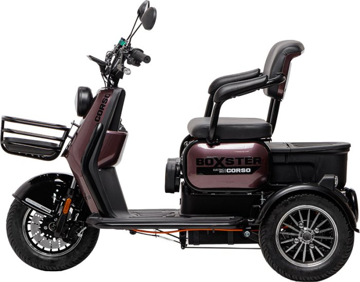 Електричний трицикл Corso Boxster 800W-72V-20Ah