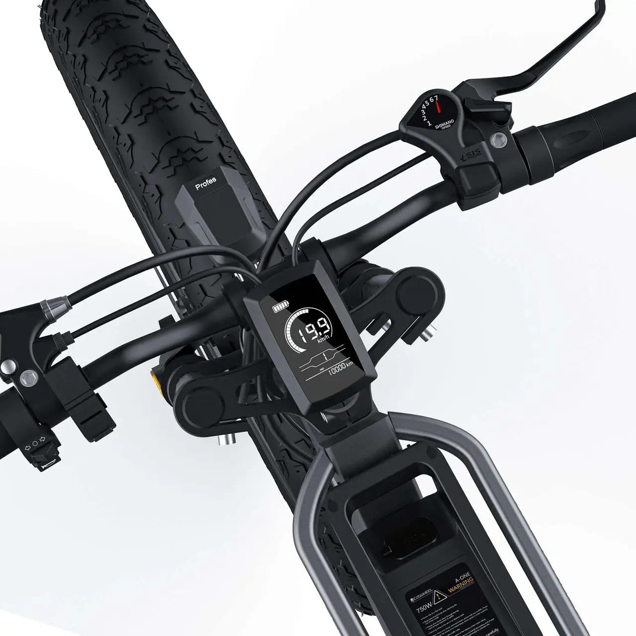 Фетбайк COSWHEEL T26 INCH ELECTRIC BIKE 750W-48V-25Ah