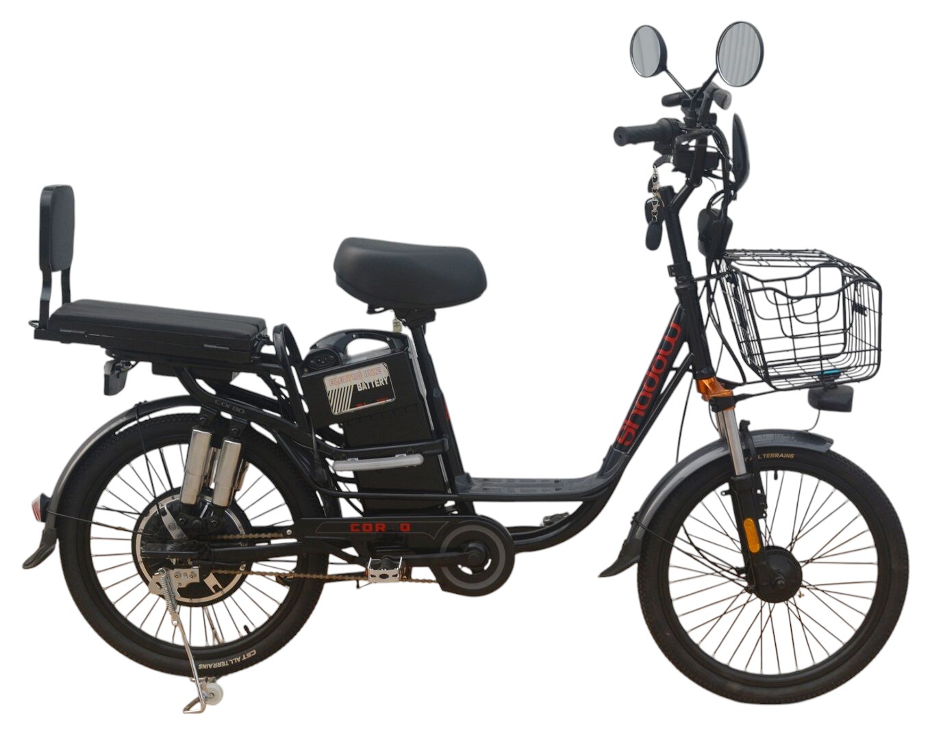 Електровелосипед 22ST Corso Shadow 500W-48вт-20А/h