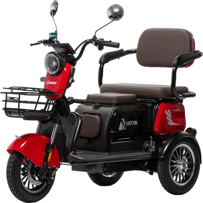 Електричний трицикл Corso OSTIN 800w-72Вт-23Ah