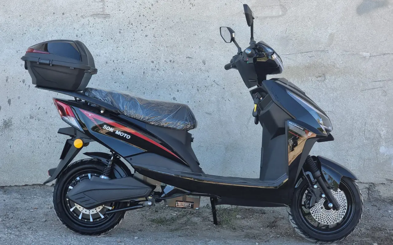 Електроскутер Wolf 9 SOK 2999W-72Вт-45Ah Lithium 
