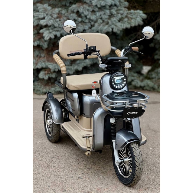 Трицикл  Corso POWER JET 1200W, 72V/28Ah