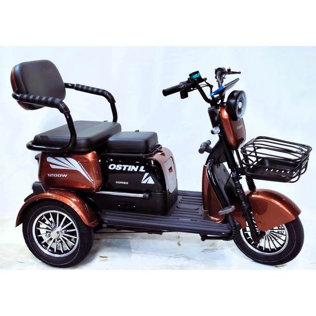 Електричний трицикл Corso OSTIN-L 1200w-72Вт-24Ah  LiFePO4