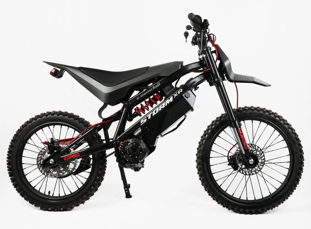 Електродіртбайк Corso Storm E-2500 Trail  2500W, 60V27Ah