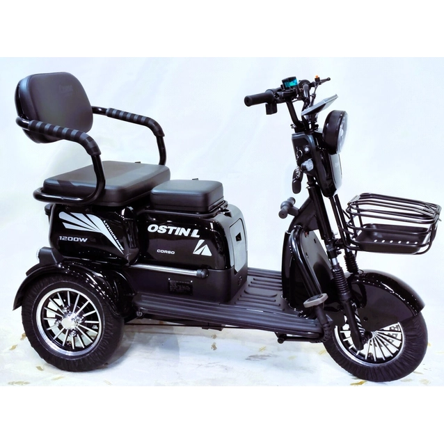 Електричний трицикл Corso OSTIN-L 1200w-72Вт-24Ah  LiFePO4