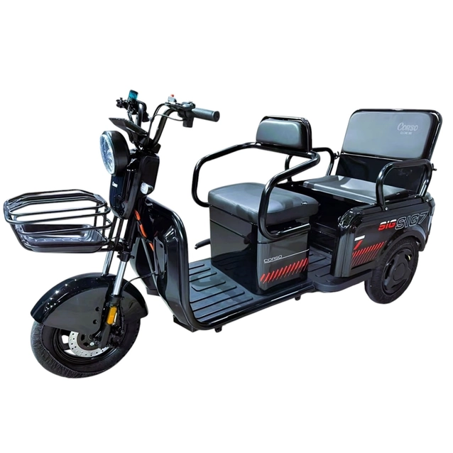 Електро-Трицико напів ГРУЗОВИЙ Corso SIG-7 1200W-72V-23Ah