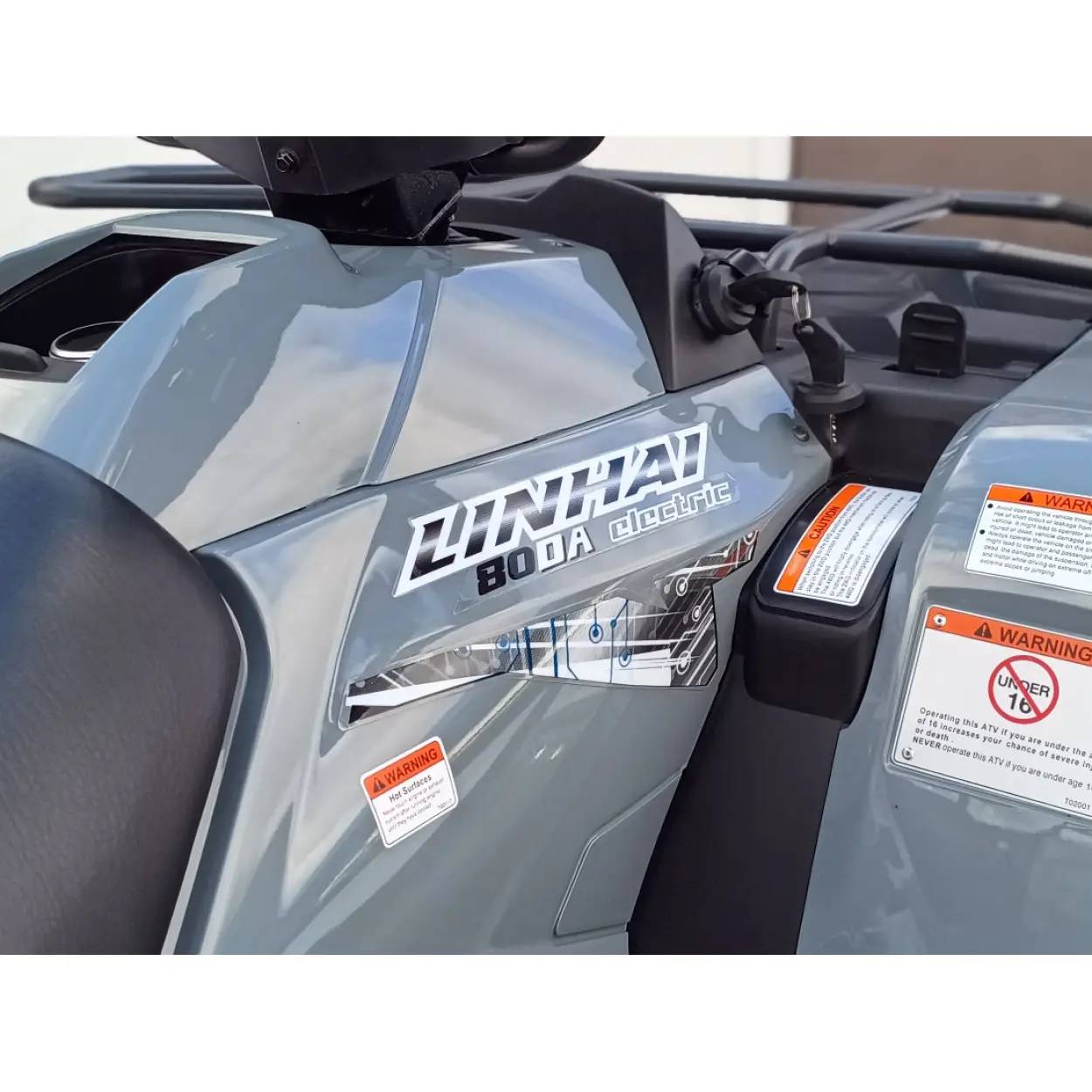 Електроквадроцикл LINHAI LH80DA 4WD 8000W-72V-150Ah 13,5 кВт LiFePO Колеса -12 