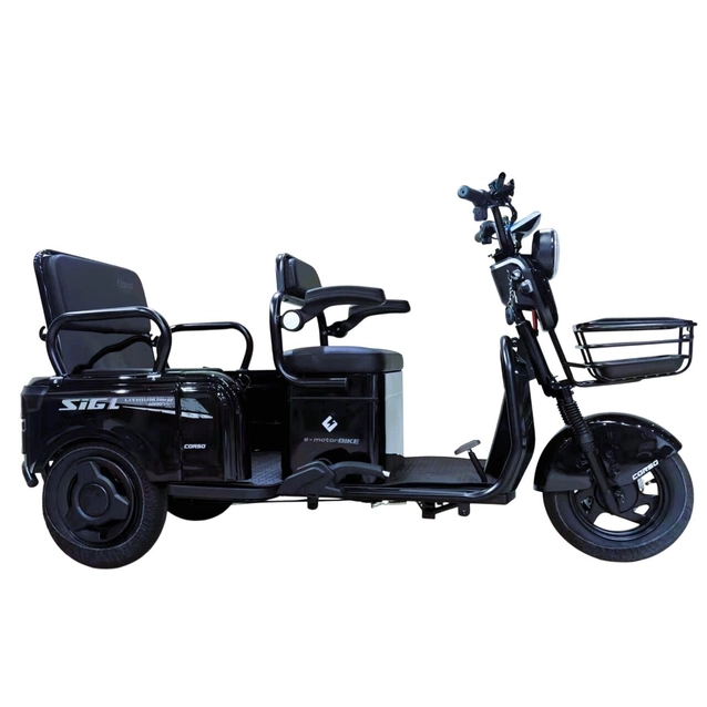 Трицикл вантажний Corso SIG-L  1200W, 72V/24Ah LiFePO4