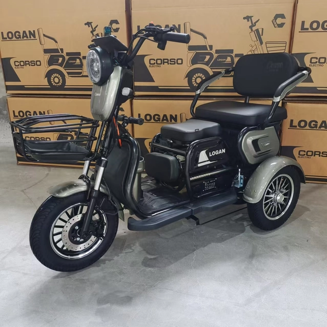 Електро-Трицикл Corso Logan 1200W-72V-23Ah