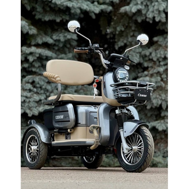 Трицикл  Corso POWER JET 1200W, 72V/28Ah