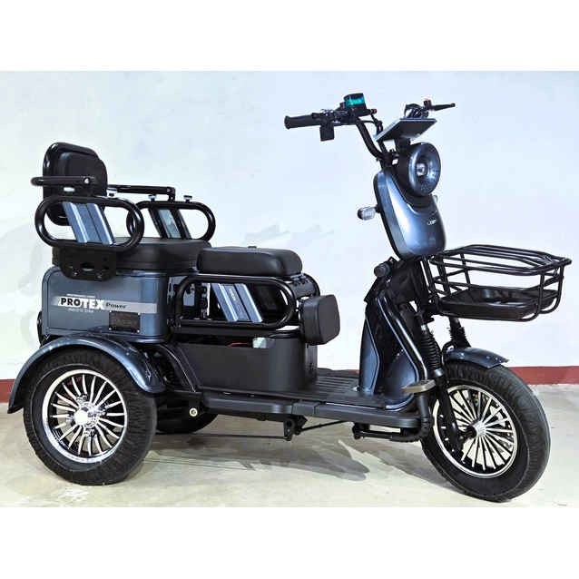 Трицикл вантажний PROTEX POWER 1200W, 72V/24Ah LiFePO4