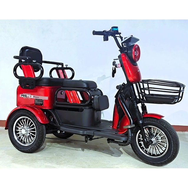 Трицикл вантажний PROTEX POWER 1200W, 72V/24Ah LiFePO4