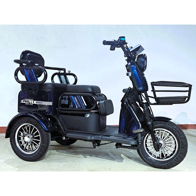 Трицикл вантажний PROTEX POWER 1200W, 72V/24Ah LiFePO4