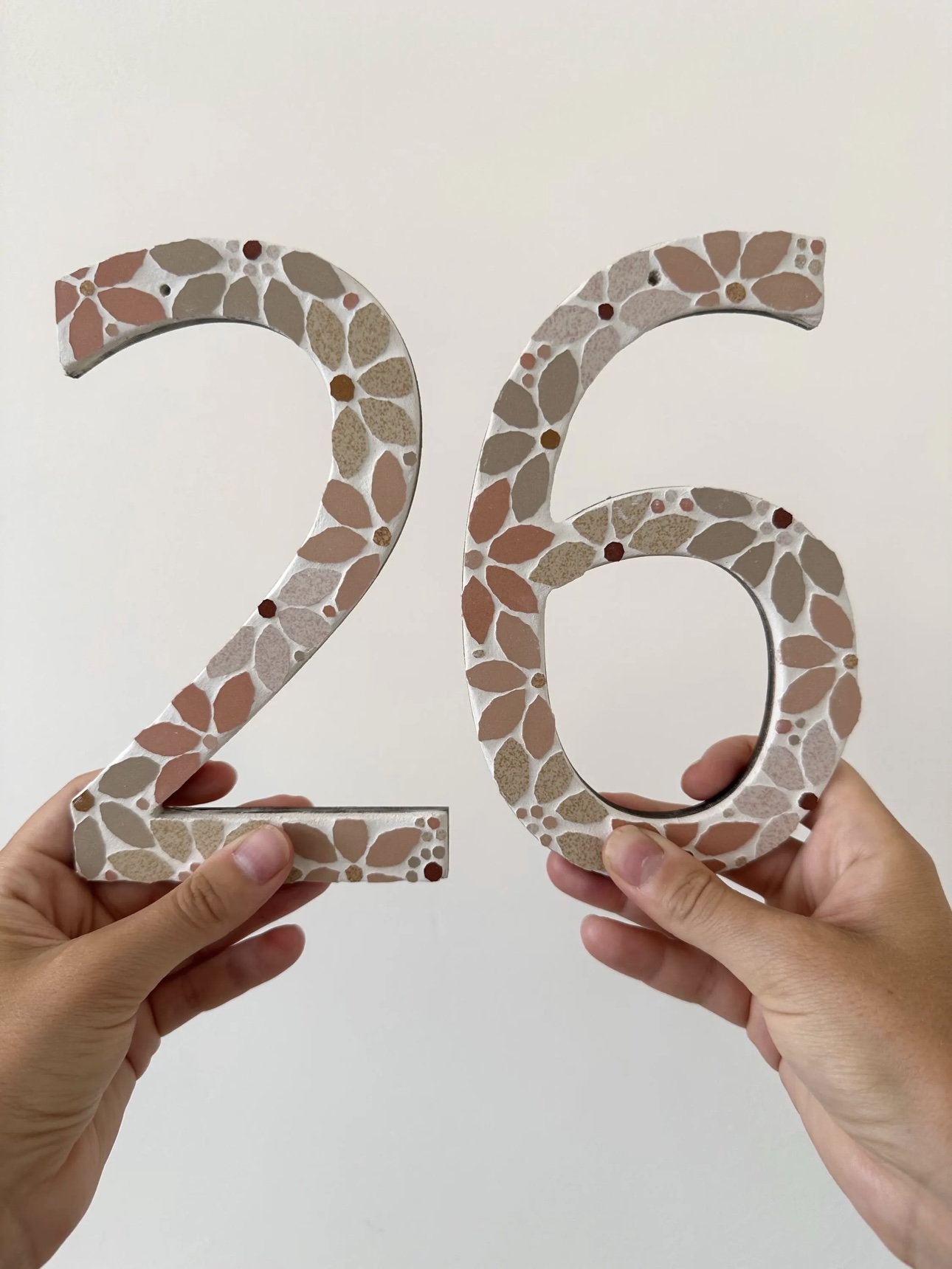 Mozaikowa Cyfra na Drzwi - Zestaw DIY