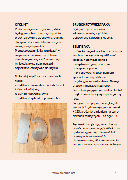 Renowacja Krzesła Hałas - Ebook