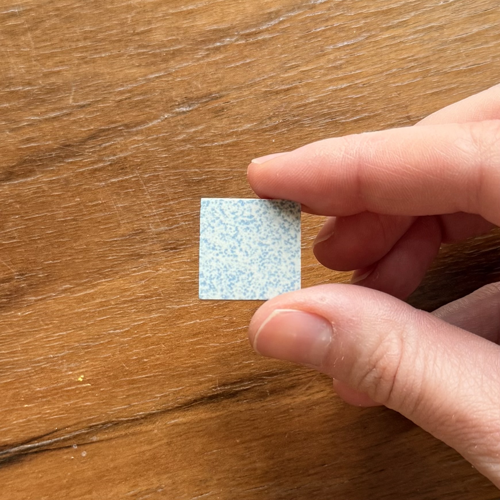 Kafelki do mozaiki - w niebieskie kropki