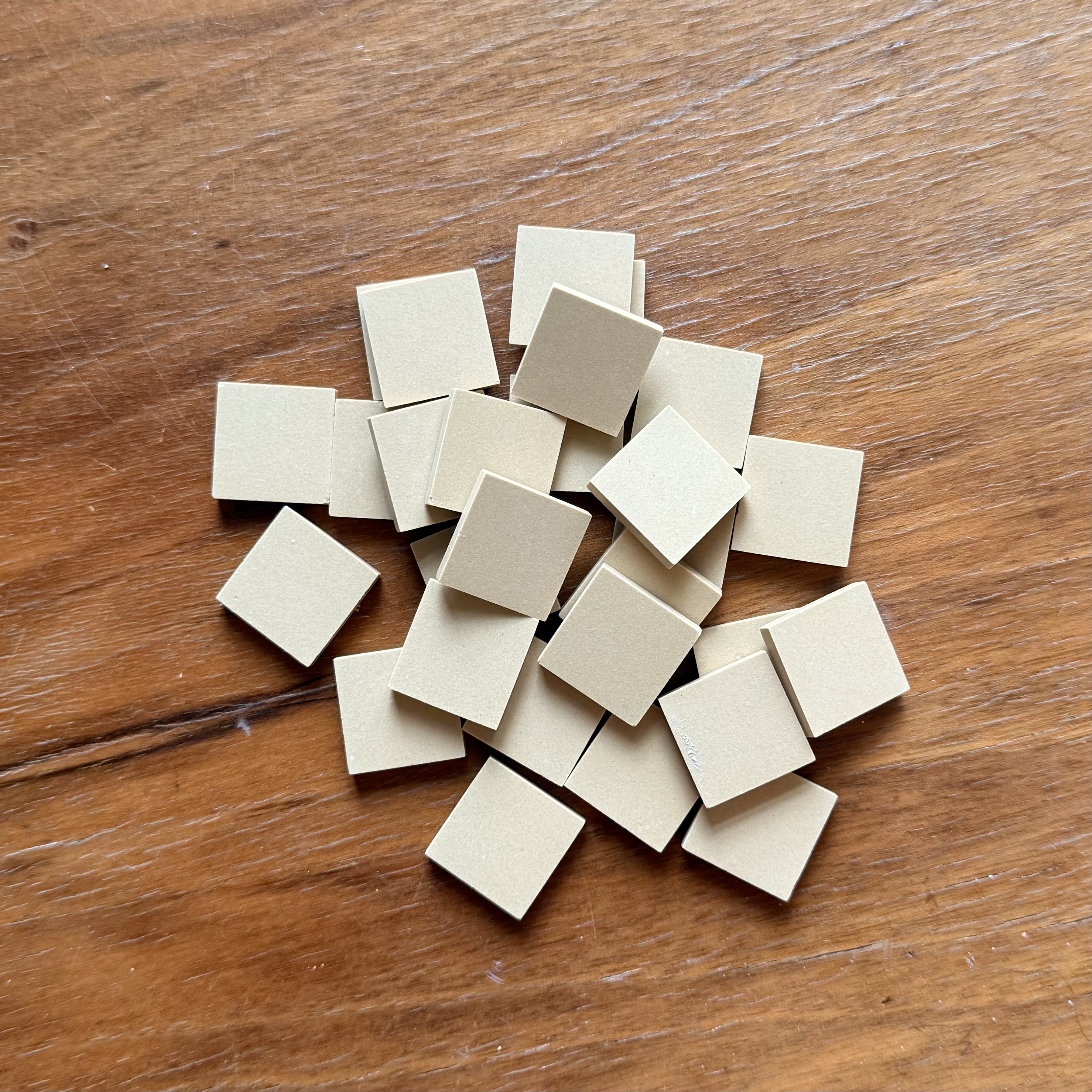 Kafelki do mozaiki - jasnożółty