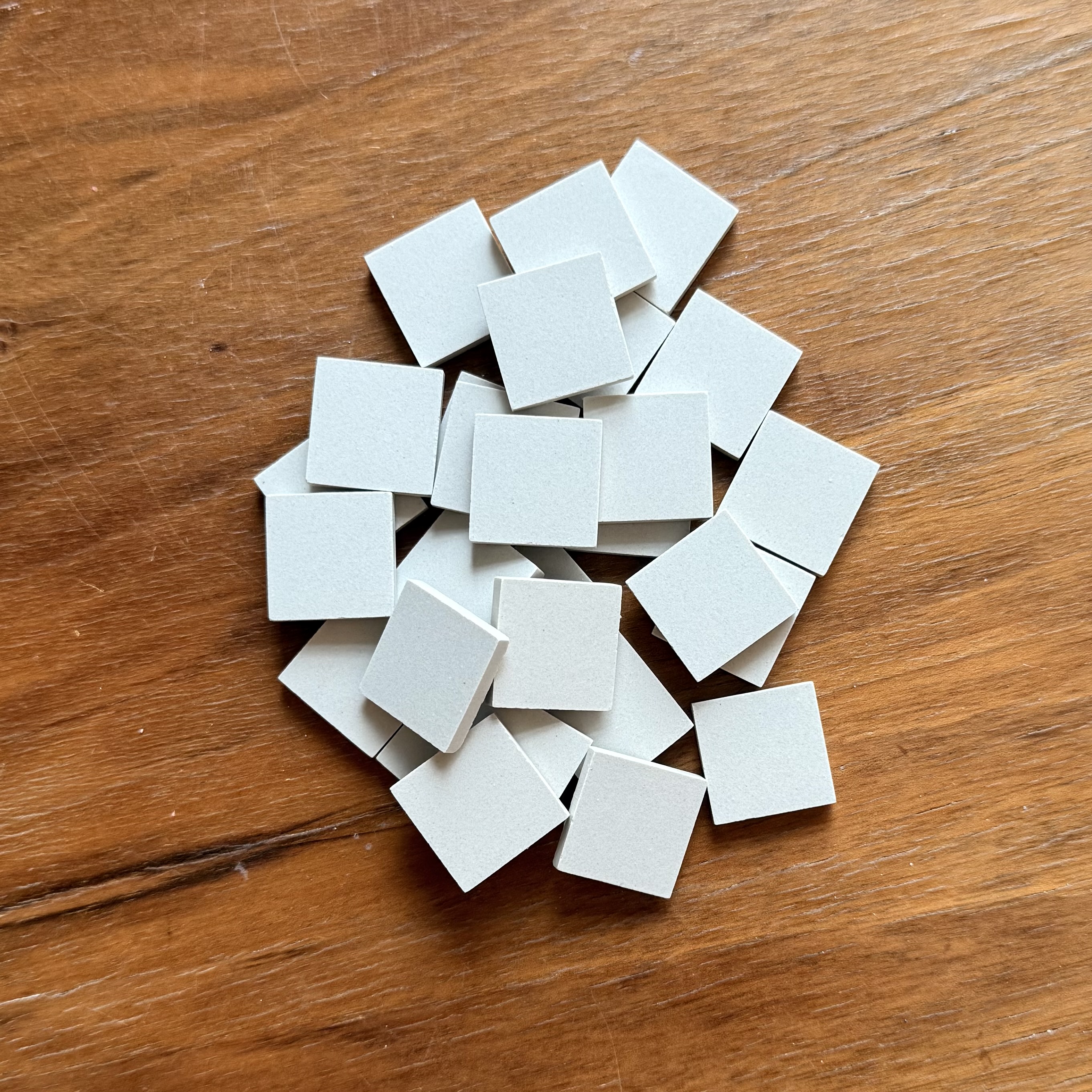 Kafelki do mozaiki - biały