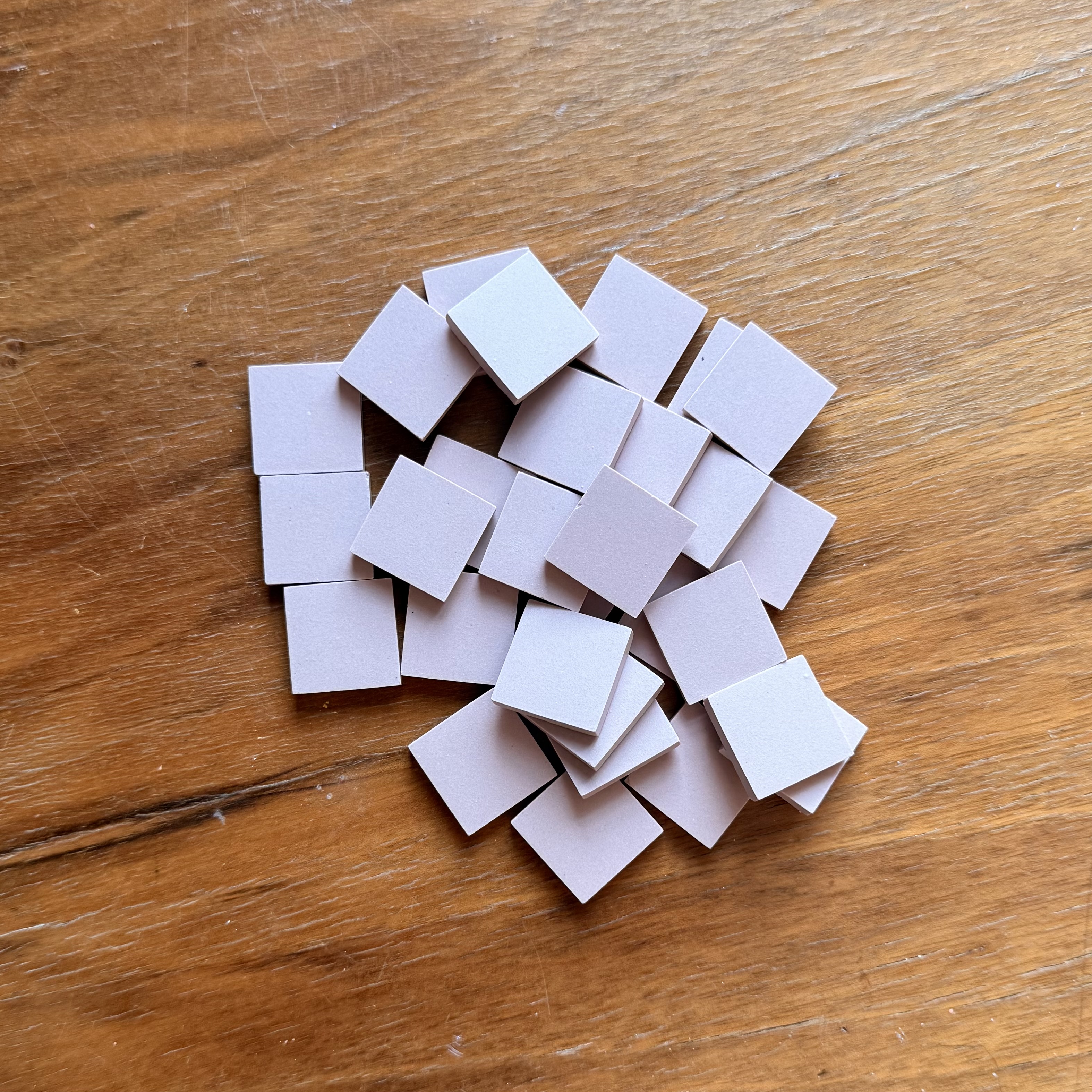 Kafelki do mozaiki - różowy