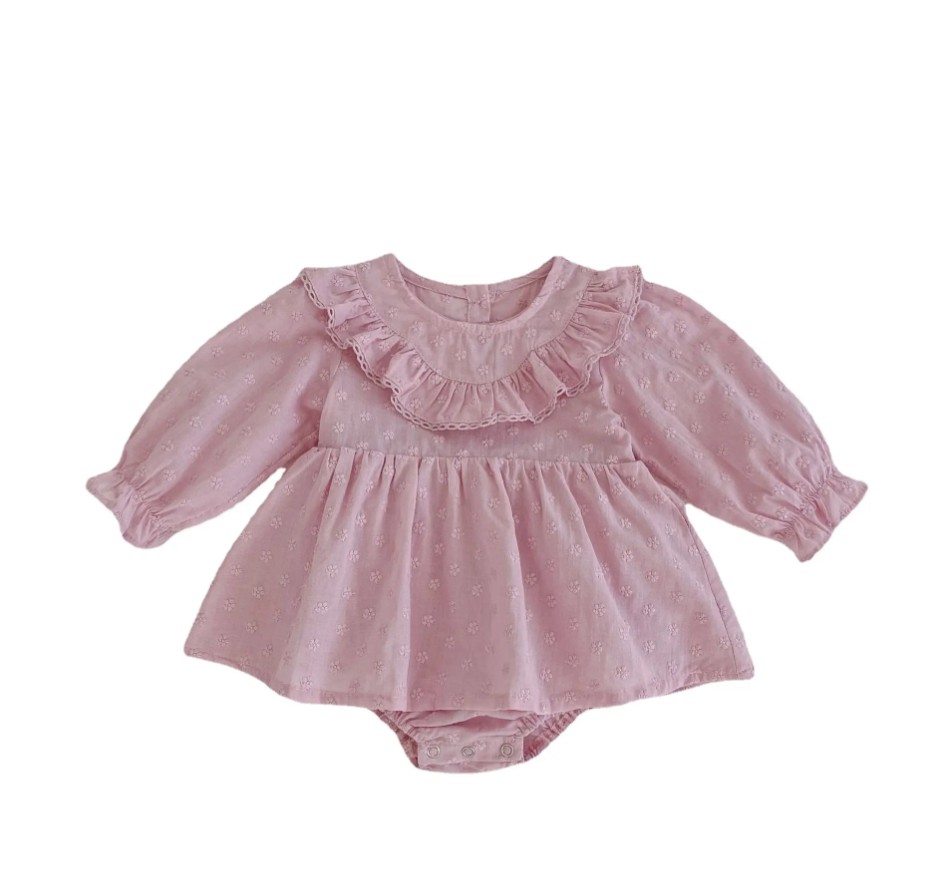 Rose Ruffle Romperis