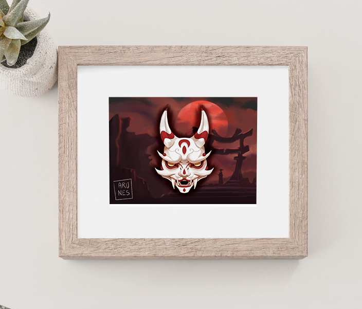 Masque Lune de sang
