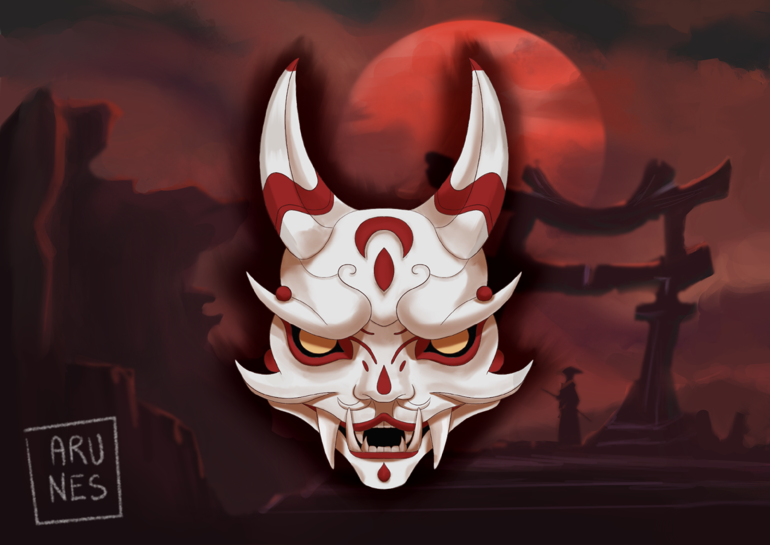Masque Lune de sang