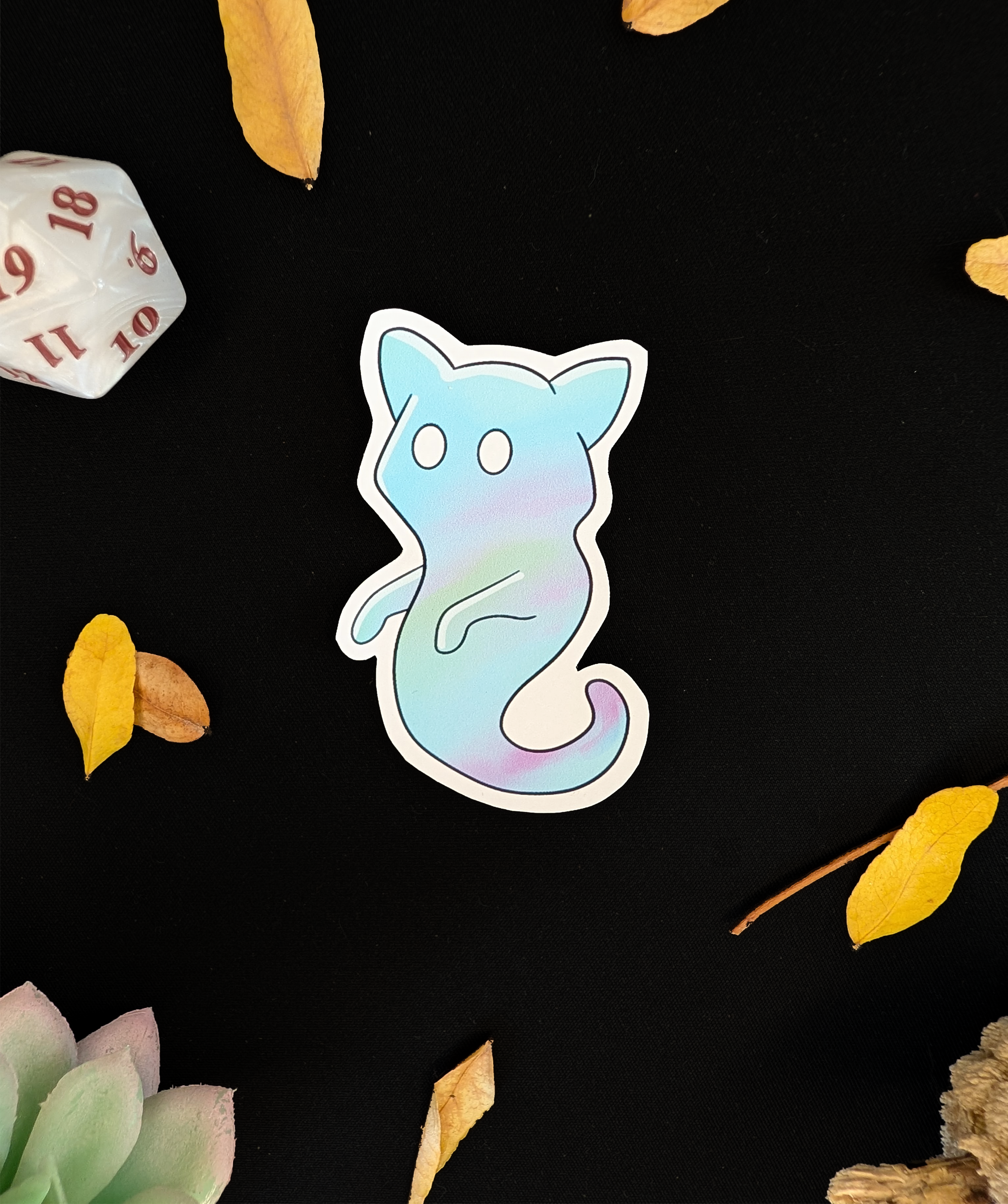 Sticker - Fantôme chat