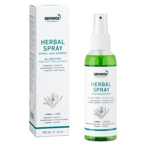 GEHWOL Fusskraft Herbal Spray žolelių purškalas visiems odos tipams, 150 ml