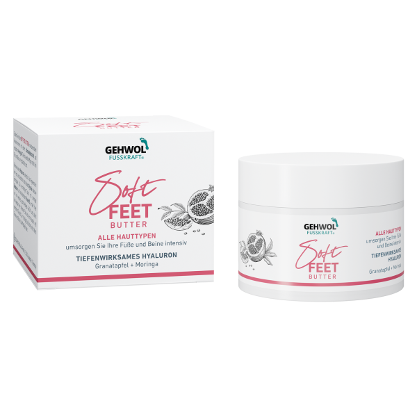 GEHWOL FUSSKRAFT Soft Feet Butter išvargintos ir sausos odos sviestelis, 100 ml
