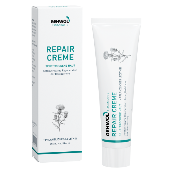GEHWOL FUSSKRAFT Repair Cream atkuriamasis labai sausos odos kremas, 75 ml