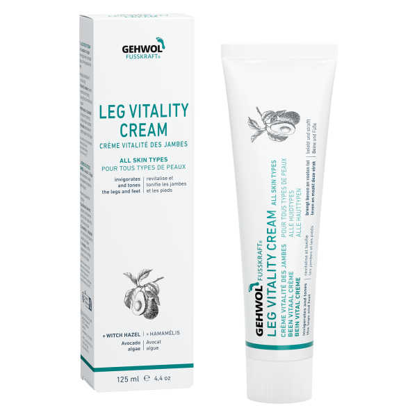 GEHWOL Fusskraft Leg Vitality Cream vitalizuojantis kojų kremas, 125 ml