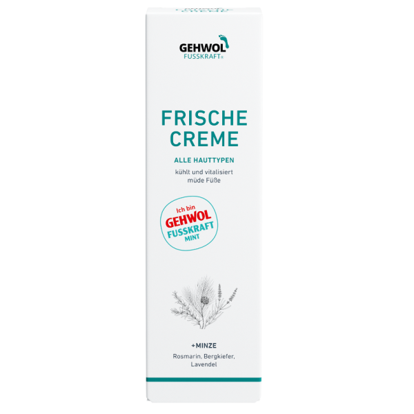 GEHWOL FUSSKRAFT Refreshing Cream (MINT) vėsinamasis kojų kremas, 75 ml