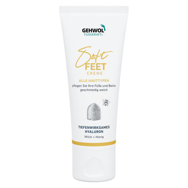 GEHWOL FUSSKRAFT Soft Feet Cream pėdų kremas su hialurono rūgštimi, 125 ml