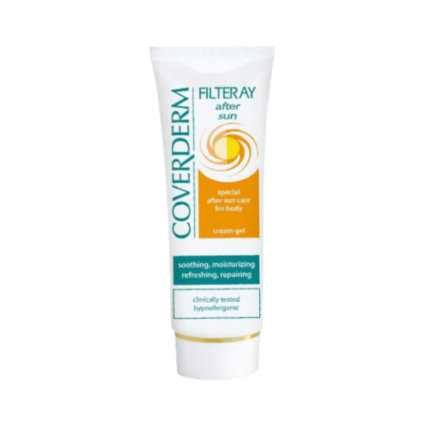 COVERDERM FILTERAY AFTER SUN/ Kremas kūnui odos atstatymui po saulės, 100 ml 