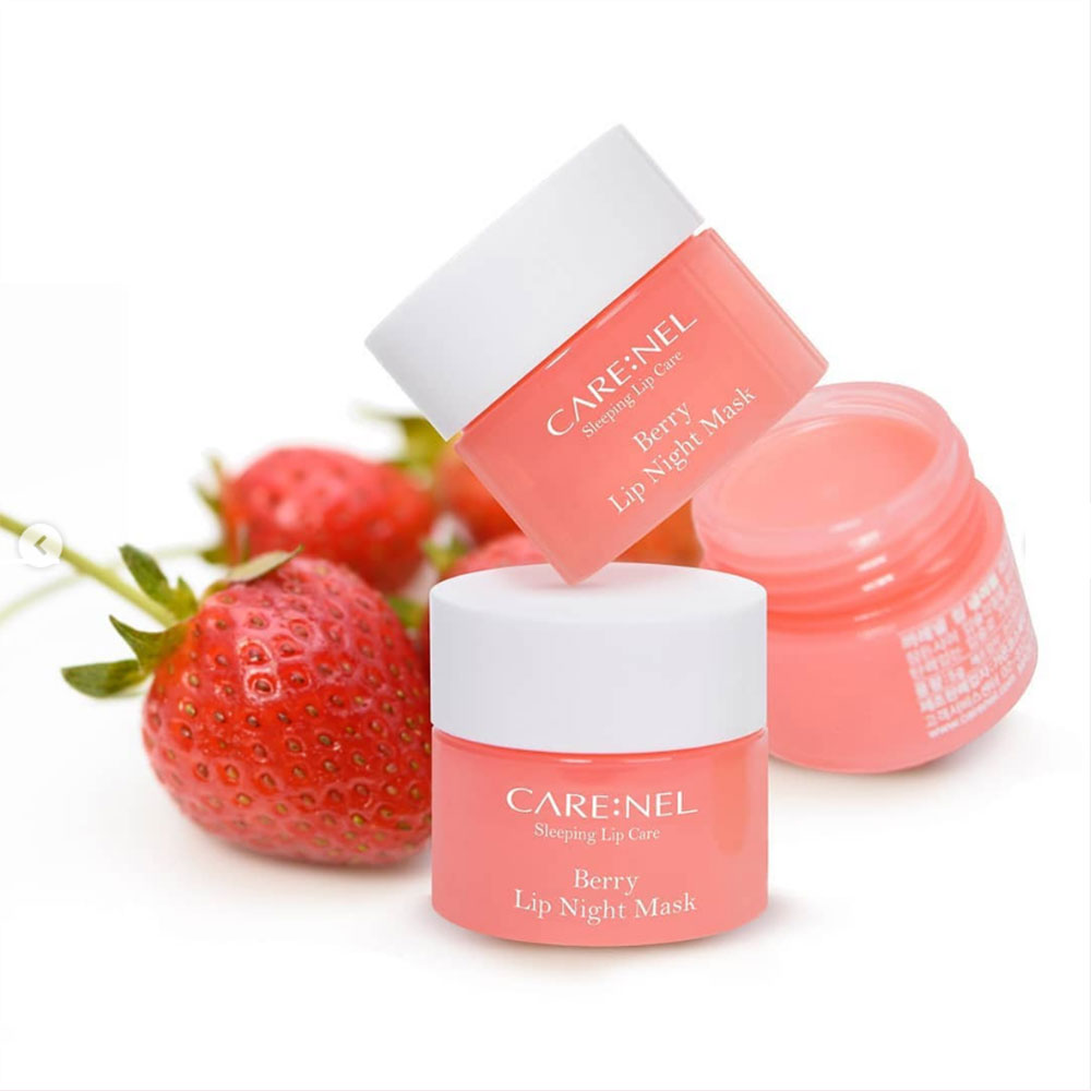 CARE:NEL "Berry Lip Night" lūpų kaukė