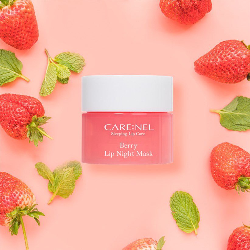CARE:NEL "Berry Lip Night" lūpų kaukė