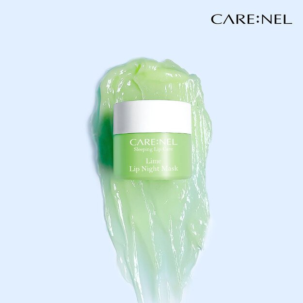 CARENEL lime lip night mask - naktinė lūpų kaukė 5g