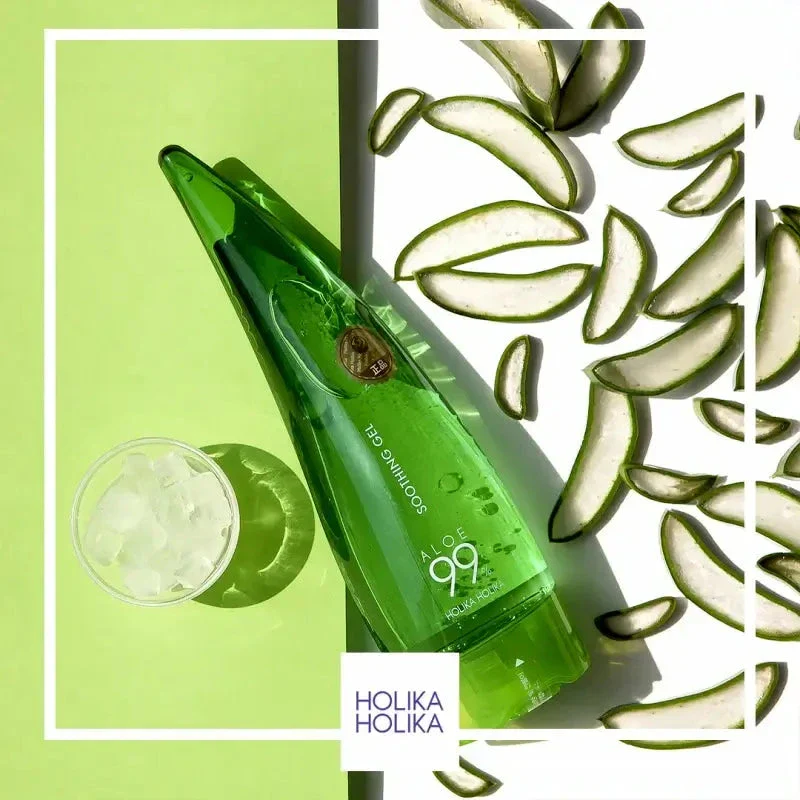 Holika Holika -  Aloe 99% Soothing Gel - raminamasis alavijų gelis, 250ml