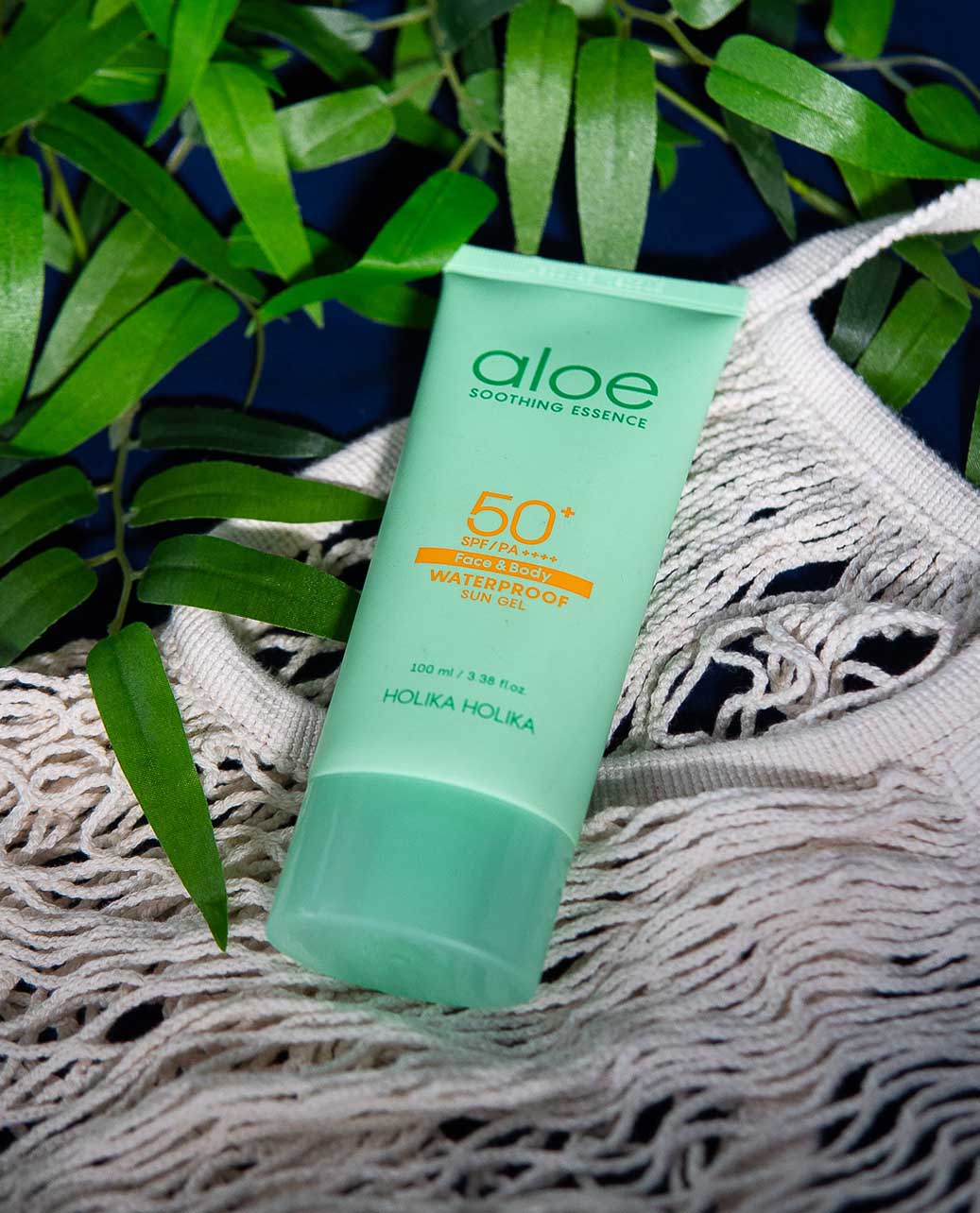 Holika Holika Aloe Waterproof Sun Cream- Vandeniui atsparus kremas nuo saulės su alaviju SPF 50+ PA ++++
