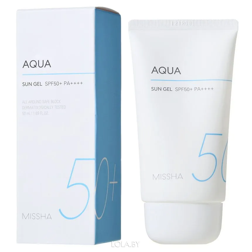 Missha All Around Safe Block Aqua Sun SPF50+ apsauginis veido kremas nuo saulės, 50 ml.