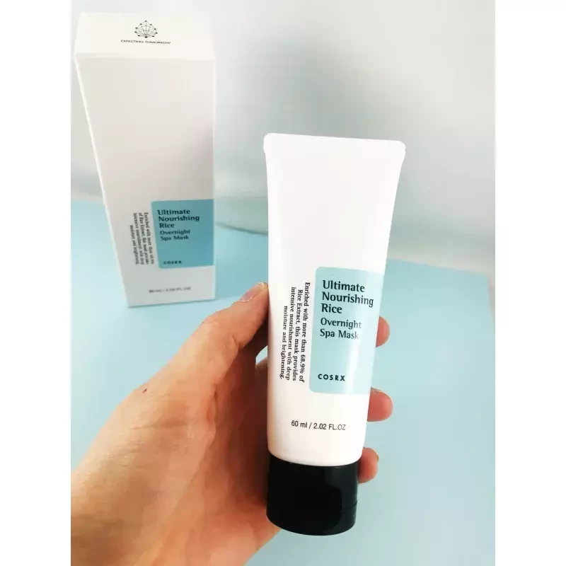 COSRX Ultimate Nourishing Rice Overnight Spa Mask - naktinė drėkinanti kaukė, 60ml