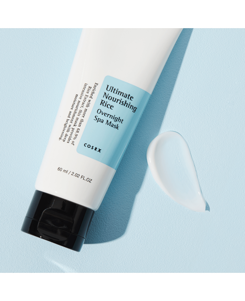 COSRX Ultimate Nourishing Rice Overnight Spa Mask - naktinė drėkinanti kaukė, 60ml