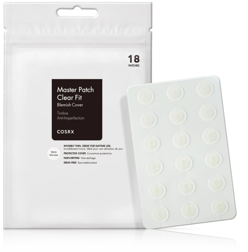 COSRX - Clear Fit Master Patch - pleistrai nuo spuogų (18 vnt.)