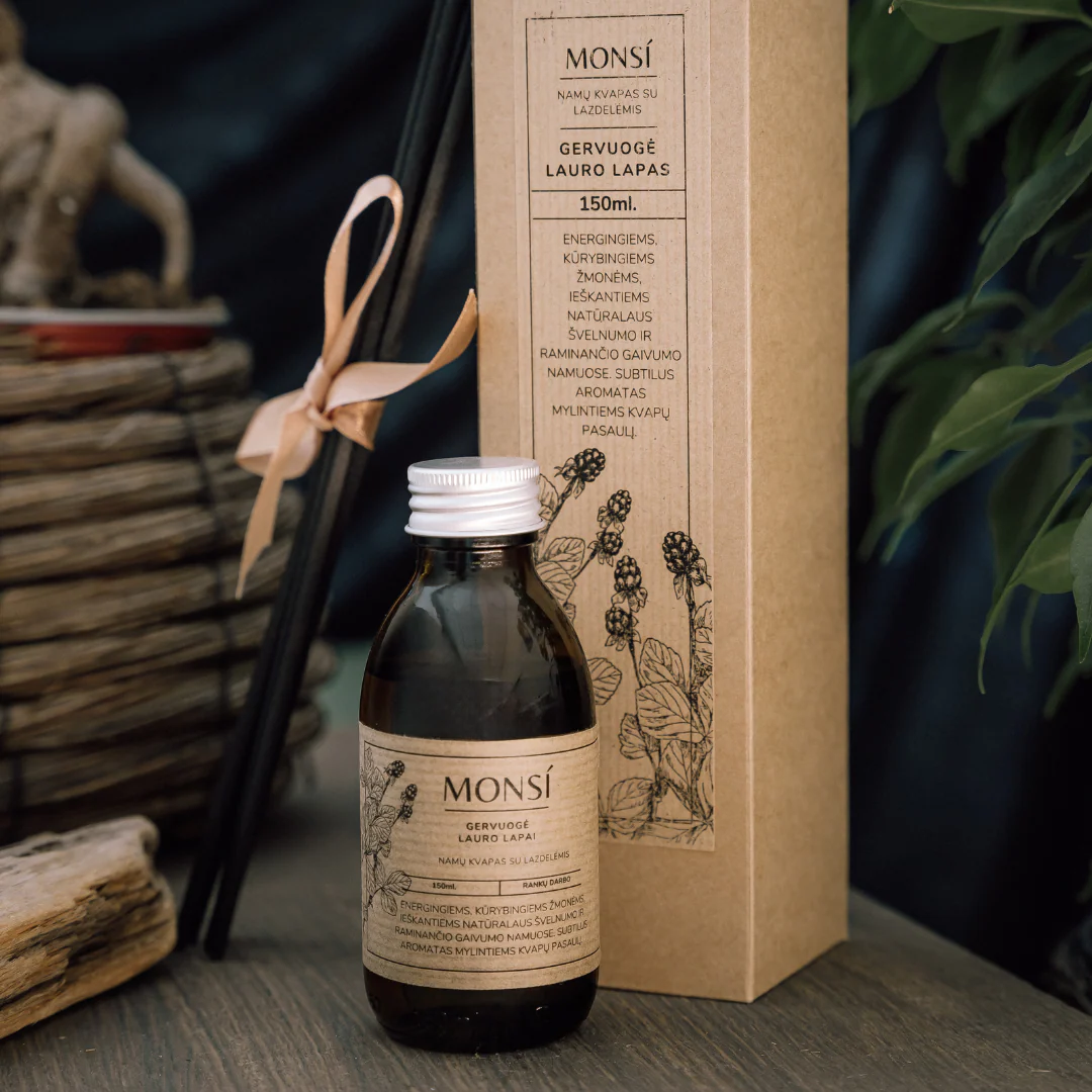 Namų kvapas - Gervuogė ir lauro lapas (150ml)